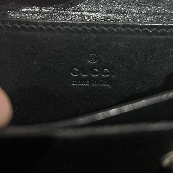Gucci VTG canvas black small wallet coin purse - Picture 4 of 6